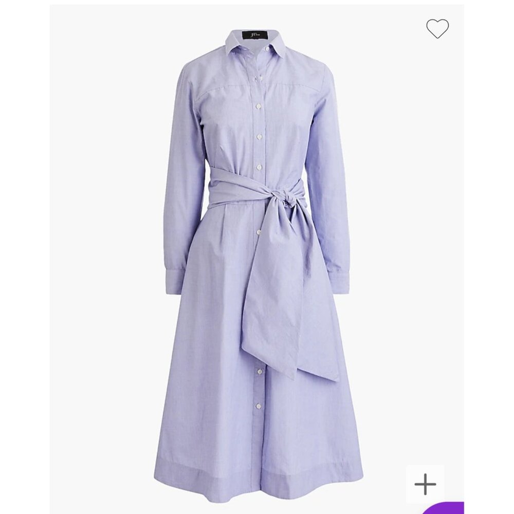 J. Crew shirt dress - Size 10-12 - Light Blue